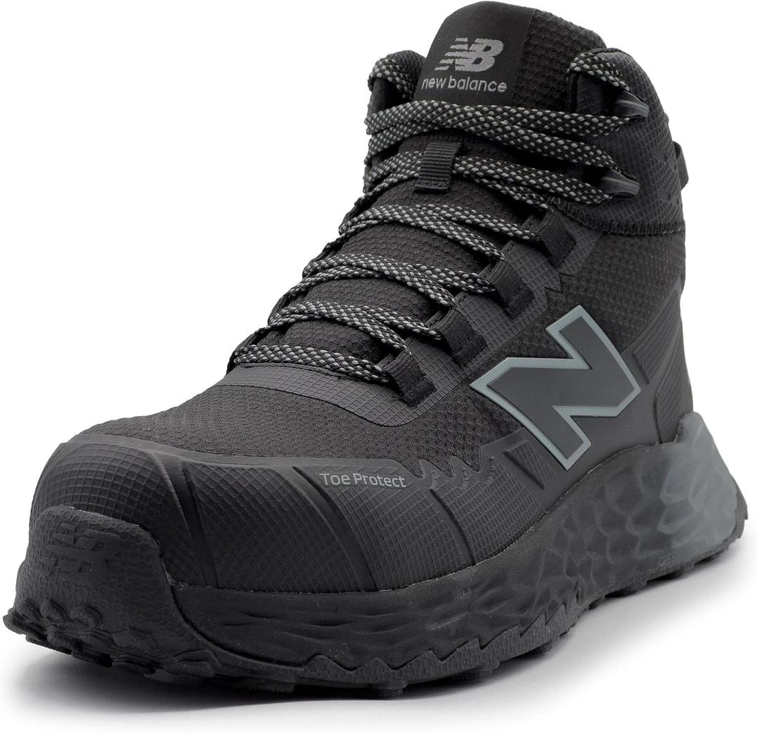 New Balance Men's Composite Toe Cremorne Fresh Foam Work Shoes (Black, 11W)