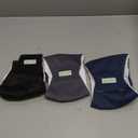 Wegreeco Washable Male Dog Belly Band (Stylish Pattern)- Pack of 3 - Washable Male Dog Belly Wrap, Dog Diapers Male (Black, Charcoal, Navy, X-Small)