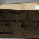 AQUASTRONG 14in Sand Filter Pump for Above Ground Pool with Timer, 2/3 HP Pool Pumps Above Ground 3000 GPH for Pools up to 13000 GAL, Pool Filter with 6-Way Valve, Improved Circulation and Filtration