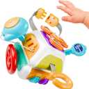 Busy Cube for Toddlers 2-3, Montessori Sensory Activities Busy Board Baby Gifts Infant Boys Girls Travel Toys Educational Learning