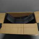 DEDU Suit Hangers for Men 15 Pack, Jacket Hangers Plastic Extra Wide Shoulder 17.7" No Bumper Portable,Heavy Duty with Pant Bar for Suit, Pant, Sweater, Coat and Sport Clothe (Black)