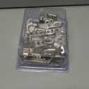 ANGSTROM 10-Pack Frameless Concealed Cabinet Hinges, Soft-Close, 2D Adjustable (Full-Overlay)