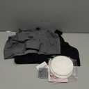 Momcozy Pumping Bra, Pumping Bra Hands Free All Day Wear Pumping & Nursing Bra in One Holding Breast Pump for Spectra, Medela (Medium, Black,grey-2pk)