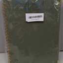 2026 Planner, Hardcover Leather Weekly and Monthly Planner, January 2026 - December 2026, Spiral Yearly Agenda Organizer Book 2026 with Tabs, Daily Calendar Planners for School Work Home, A4 (8.5" x 11"), Green