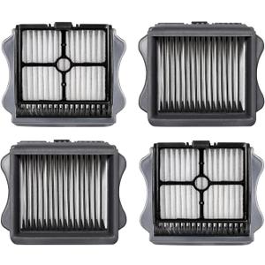 Keluke Vacuum Filter Replacement Compatible with Tineco iFloor 3, Floor ONE S3 & Floor ONE S5, Floor ONE S5 Pro Cordless Vacuum Cleaner, 4 Pack Replacement Filters