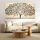 I@U Tree Of Life Large Wall Art 29"x58" Minimalist Wall Art For Living Room