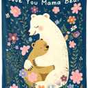 Gifts for Mom Mothers Day, Mom Birthday Gifts Blanket from Daughter Son, Moms Gift for Christmas, Birthday, Lover You Mama Bear Soft Throw Blankets 60" x 50"