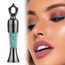 2 x Sheda Powder Eyeliner, a handcrafted, 100% natural powder eyeliner, waterproof, long-lasting, rich, smudge-resistant color (Dark Green)