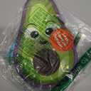 Outward Hound Tough Skinz Durable Squeaky Dog Toy with Two Tough Layers, Avocado, Green, Medium