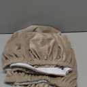 H.VERSAILTEX Velvet Stretch Couch Cushion Cover Plush Cushion Slipcover for Chair Loveseat Sofa Cushion Furniture Protector Seat Cushion Sofa Cover (2 Piece Medium Sofa Cushion Covers, Taupe)