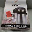 Airpot Coffee Dispenser with Pump - 140 oz Insulated Stainless Steel Coffee Carafe - Thermal Beverage Dispenser - Coffee Urn for Hot/Cold Water, Party Chocolate Drinks