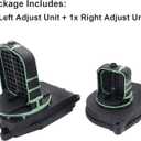 SecosAutoparts 2PCS Left & Right Air Intake Manifold Adjusting Unit DISA Valve fit for BMW X5 X3 Z4 E82 E88 E92 328i 528i 530i 128i 2009-2015 11617522929 11617579114 11617560537 11617560538