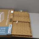 Sweetcrispy Foldable Laundry HamperLarge Capacity Clothes Basket with Lid, 23.8 Gallon (90L) Bin for Bedroom, Bathroom, and Wash RoomDouble Insert Storage Organizer, Goose Yellow