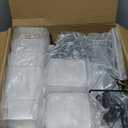 Daanxw Peg Board Kit, Includes Pegboard and Accessories,with Hooks and Bins,Peg Board Wall Organizer for Office,Ornaments Display,Crafts Organization (129, White)