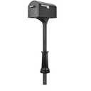 ARCHITECTURAL MAILBOXES 950080B-10 Centennial Decorative Steel Mailbox and Post Kit, Extra Large, Black