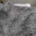 5X8 Ultra Soft Rug for Living Room, 5X8 Fluffy Shag Area Rug for Bedroom, Modern Shaggy Carpets Fuzzy Rug for Teens Dorm Nursery Home Decor Aesthetic, Upgrade Anti-Skid Durable, Grey
