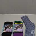 Dr. Segals Non Binding Socks - Pack of 3 S/M - Multi Stripe, Cosmic Purple, Black