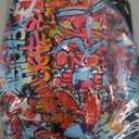 Daily Backpack Graffiti Wall, Hip Hop Art Backpacks Travel Laptop Daypack 17 inch Bags for Men Women