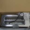 Mueller UltraToast Full Stainless Steel Toaster 4 Slice, Long Extra-Wide Slots for Bagels and Waffles, 6 Browning Levels, LED Display, Cancel/Defrost/Reheat Functions & Removable Tray, Kitchen Gadgets