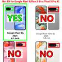Warsia for Pixel 9a Case, with HD Screen Protector [Military Grade Drop Tested] Heavy-Duty Tough Rugged Shockproof Protective Case for Pixel 9a, Pink