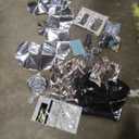 30th Birthday Decorations, Dusty Blue 30 Birthday Decorations for Men Women, Blue Sliver Black Birthday Party Decor with Happy Birthday Banner, Number Balloons, Foil Balloons, Swirl