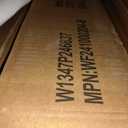 Rectangular retractable dining table, suitable for people aged 6-10, with a wooden black effect of 160-200cm