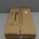 Corner Floating Shelves, Rustic Brown Wood, Set of 2, Wall Mount Storage with Guardrail for Bathroom Kitchen Living Room