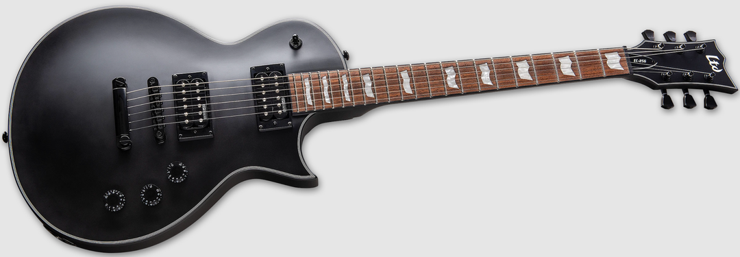ESP LTD EC-256 - Black Satin, 6 String Electric Guitar