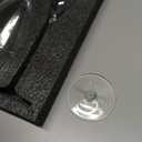 Champagne Flutes Glasses Set of 4, 8.4 oz Hand Blown Crystal Wedding Flutes, Elegant Tulip Glasses - Ideal Gift for Wedding, Anniversary, Christmas Day (4 Count (Pack of 1))