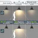 2Pack 7 Motion Sensor Outdoor Wall Light, Outdoor Light Fixture Dusk to Dawn E26 Base Socket, IP65 Waterproof Outside Porch Lights for Garage, Porch, 2210SBK(G)-2