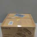 Under Desk Elliptical Machine, Electric Seated Pedal Exerciser, Mini Ellipse Leg Exerciser with Remoter, 12 Level Speeds, Forward & Reverse Direction, Manual & Auto Mode for Home Office (White)