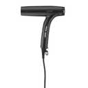 Neuro by Paul Mitchell Dry+ Folding Professional Travel Hair Dryer with Storage Bag, Lightweight + Portable, Black for Domestic Use, Pearlescent White with Auto Dual Voltage for International Travel