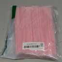 The Best MOON 100pcs Heart Shaped Pink Straws Disposable Drinking Cute Straw Individually Wrapped Pink Plastic Straw Galentines Day, Cocktail, Birthday Party, Bridal Shower, Wedding Decorations