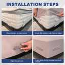 Lock Sheet Holders - 8Pcs Bed Sheet with Lock Strips Keep Sheets Firm & Tight, Easy to Install for All Mattress Sizes