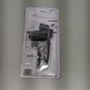 Prime-Line K 5007 Screen and Storm Door Push Button Latch Set With Night Lock, Fits Doors 5/8  1-1/4 In. Thick, Black Finish (Single Pack)