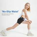 DIPUG Girls Volleyball Shorts 3 Pack with Pockets Kids High Waist Biker Shorts for Dance Yoga Cheer Gymnastics, Size: 11-13 Years