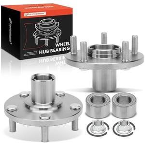 A-Premium Pair [2] Front Wheel Bearing and Wheel Hub Kit Compatible with Toyota Camry 1992-2003, Solara 1999-2003, FWD, w/5-Lug
