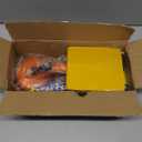 Magicbox Floor Gap Fixer Tool with 5PCS Sticky Pads and Rubber Mallet for Floating Wood Floors and Moving Glasses, Compatable with Laminate Flooring, Solid Wood Flooring etc Orange, 180LBS Suction