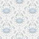 NuWallpaper by WallPops Blue Shellby Peel & Stick Wallpaper