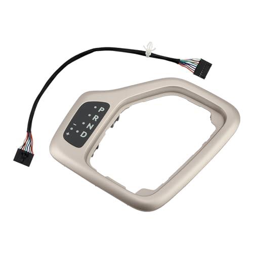 Upgrade 601-401 Shifter Bezel with Harness, Compatible with 2014-2018 Jeep Cherokee, Gold Transmission Kit, Replaces# 5YD27XSAAA 68413957AA