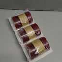 MOZEAL 3" x 4" Hand-Poured Unscented Candle,Dripless Pillar Candle Set of 3,Long Clean Burning,Approx 72 Hours Burn Time,Rustic Country Style,Wedding,Dinner,Christmas and Home Decor,Dark Red