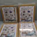 sixzerone [4-Pack] Kids Artwork Frames Changeable - Kids Art Frame,Front Opening Holds 150,Children Art Projects Kids Art Frames,10x12.5 Picture Frame for Display Kid Art Work,With Storage(Wood)