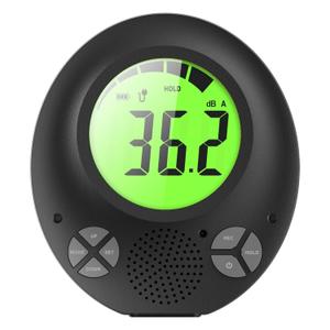 Digital Decibel Meter with Alarm, Wall Hanging Sound Level Meter 35dB to 135dB with Alarm Quiet Please, Sound Level Meter for Schools Hospitals Temples Libraries Theaters