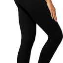 Conceited High Waisted Ultra Soft Leggings for Women - Full Length, Capri Length and Biker Shorts - Available in Plus Size (Black, XL)