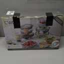 16 Glass Food Storage Containers With Lids 4 Rectangle Containers 8 Round Containers 4 Square Containers