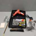 Upgraded 220W Plastic Welder, 2 in 1 Plastic Welding Kit Plastic Repair Welder Kit 1000PCS Hot Stapler Soldering Gun with 100PCS Plastic Welding Rods Car Bumper Repair Kit for Most Plastic Repair (Red)