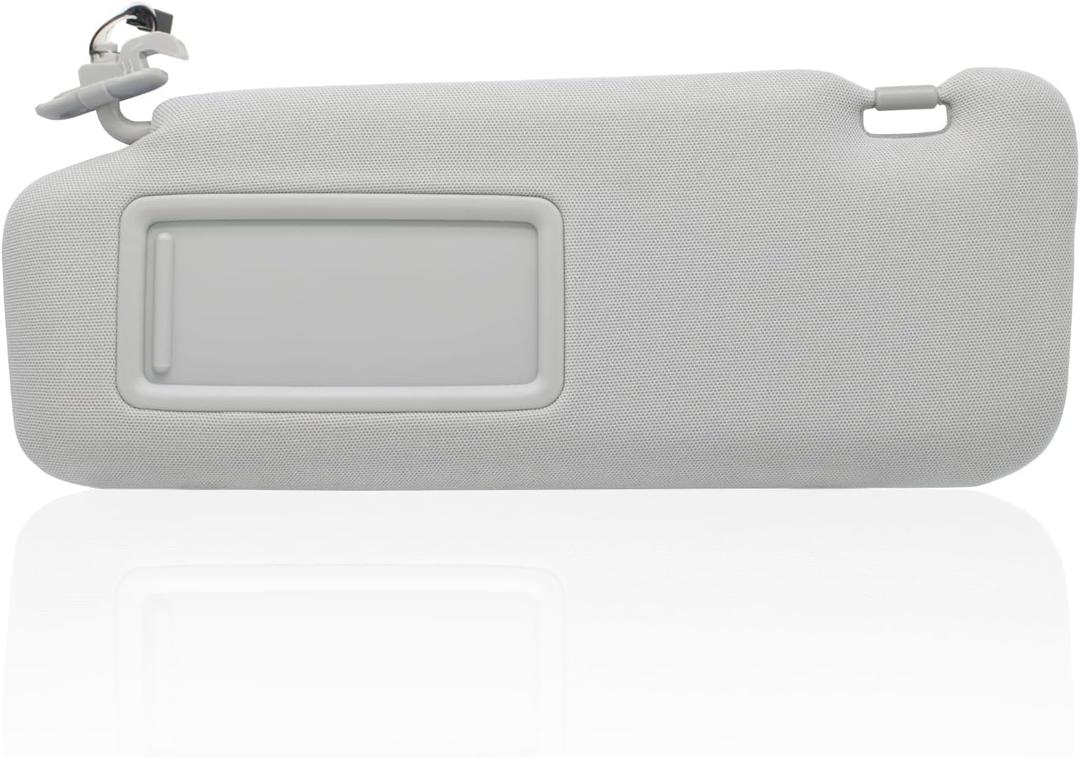 NHILES Left Driver Sun Visor Compatible with Mazda CX-9 2010-2015 Sun Visor Replacement Number TD11-69-320C-75 TD12-69-320C-75 Color:Gray