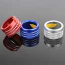 Center Console Screen Audio Knob Cover Compatible with Dodge Ram 2019 2020 2021 2022 2023 Screen Audio Control Volume Tune Control Switch Knobs Button Cover Interior Trim 2PCS (Silver)