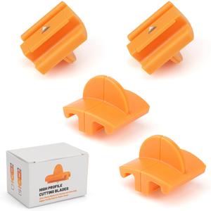 157400-1001 Paper Trimmers Blades Replacement for Fiskars Paper Trimmer TripleTrack High Profile Blades, 12" Portable Paper Cutter Style I Blade 1968701005-4 Pack