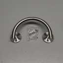TNOMS Brushed Nickel Smiley Face Towel Ring Bathroom Hand Towel Holder Stainless Steel Wall-Mounted Bathroom Hardware Accessories Towel Rack